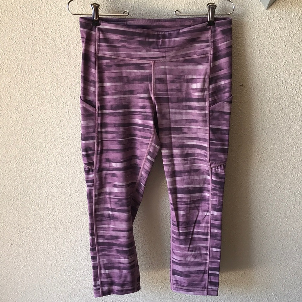 Lululemon Speed Up Crop Shadowed Smoked Mulberry 8